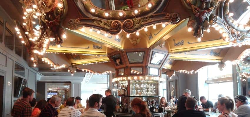 inside carousel bar in new orleans