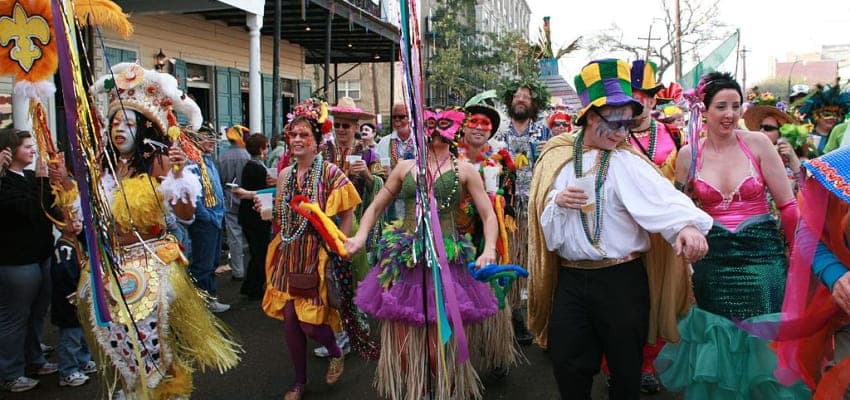 carnival celebration in new orleans