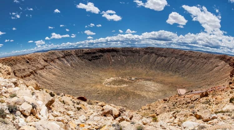 Meteor Crater Park in Arizona