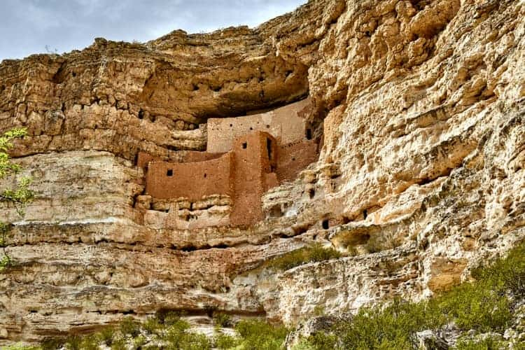 Montezuma Castle and Wall in Arizona near Phoenix