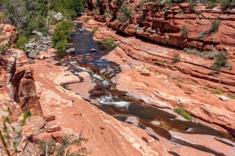 A creek in Slide Rock State Park