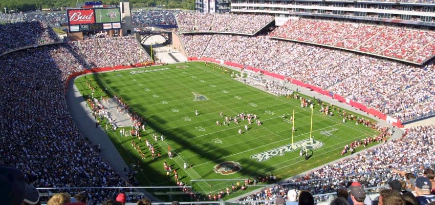 Gillette Stadium in Boston