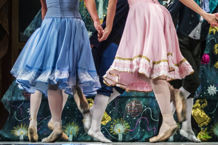 Dancers in Nutcracker ballet