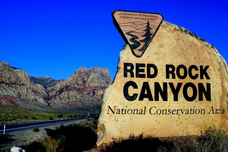 red rock canyon in las vegas