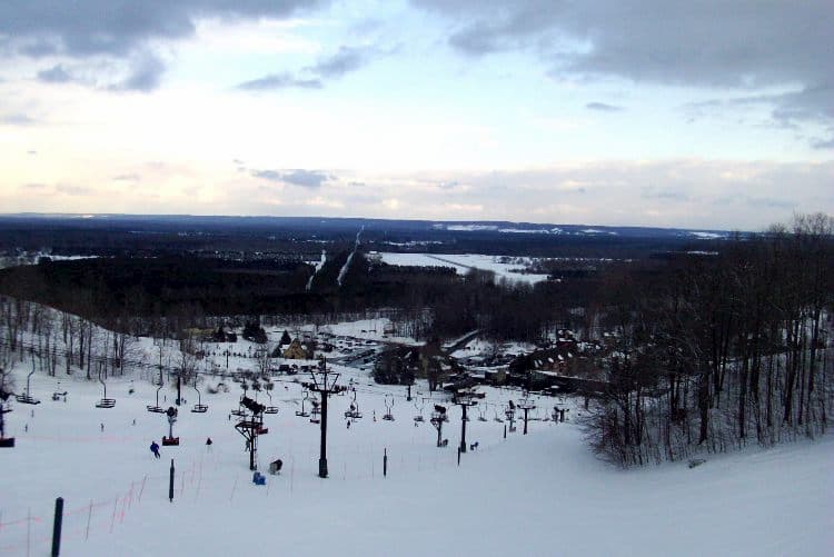 Crystal Mountain skiing