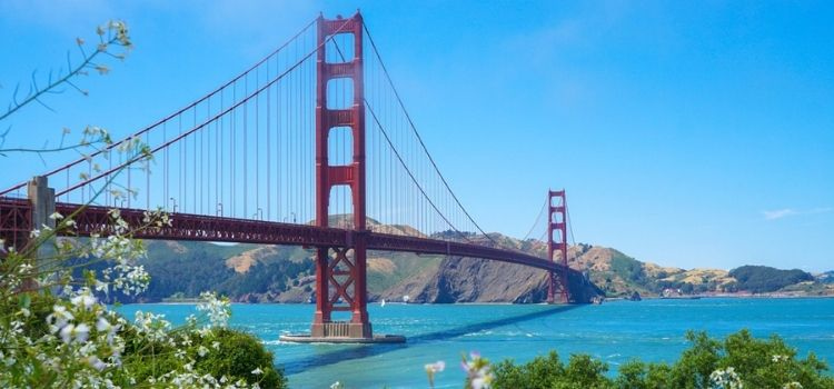 The Golden Gate Bridge in San Francisco