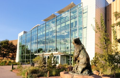 an exterior view of the denver museum of nature and science