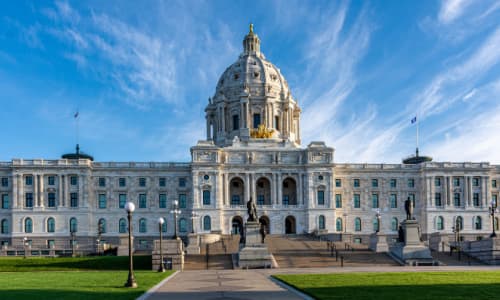 the Minnesota State Capitol building 
