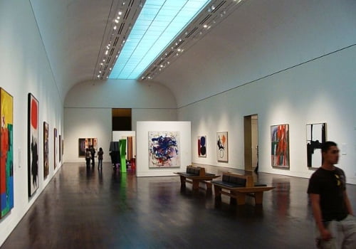 inside the blanton museum of art at university of texas austin